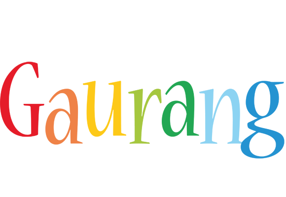 Gaurang birthday logo
