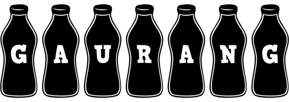 Gaurang bottle logo