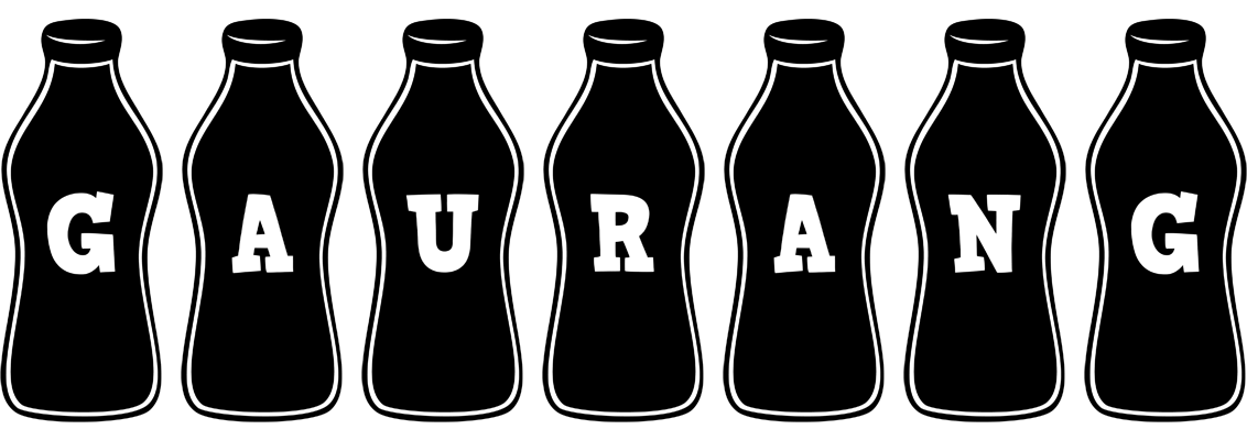 Gaurang bottle logo