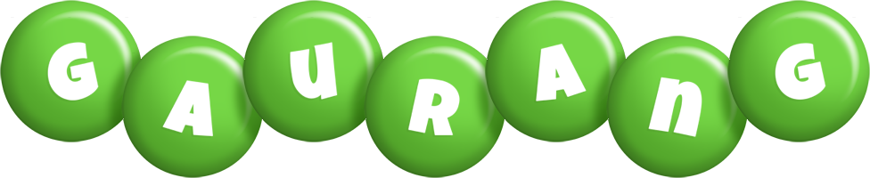 Gaurang candy-green logo