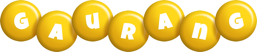 Gaurang candy-yellow logo