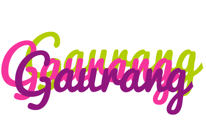 Gaurang flowers logo