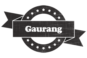 Gaurang grunge logo