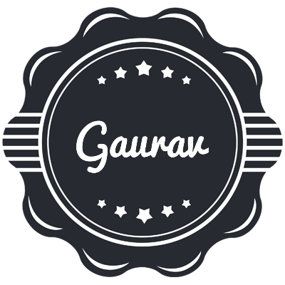 Gaurav badge logo