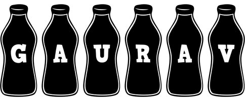 Gaurav bottle logo