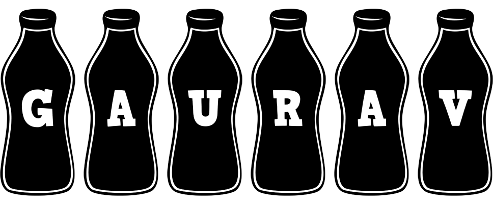 Gaurav bottle logo