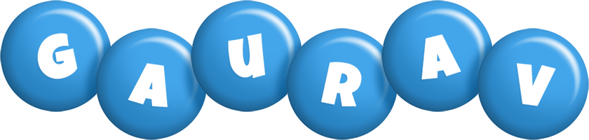 Gaurav candy-blue logo