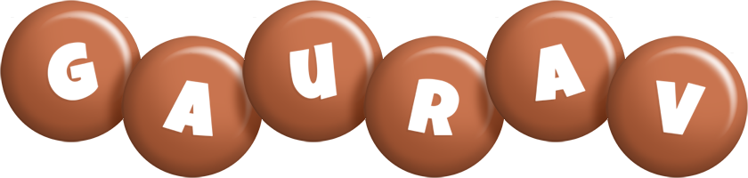 Gaurav candy-brown logo