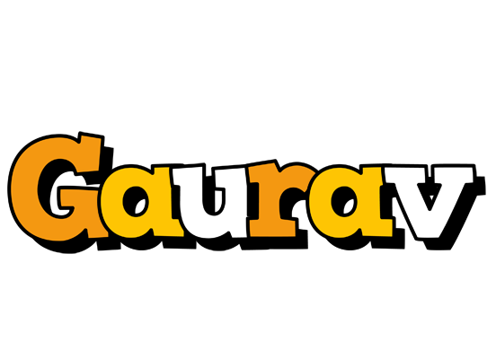 Gaurav cartoon logo