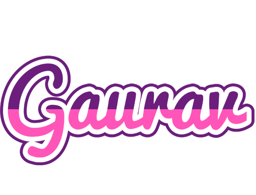Gaurav cheerful logo