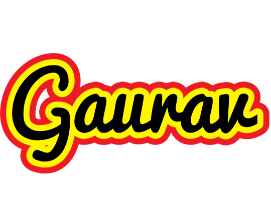 Gaurav flaming logo
