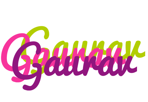 Gaurav flowers logo