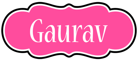 Gaurav invitation logo