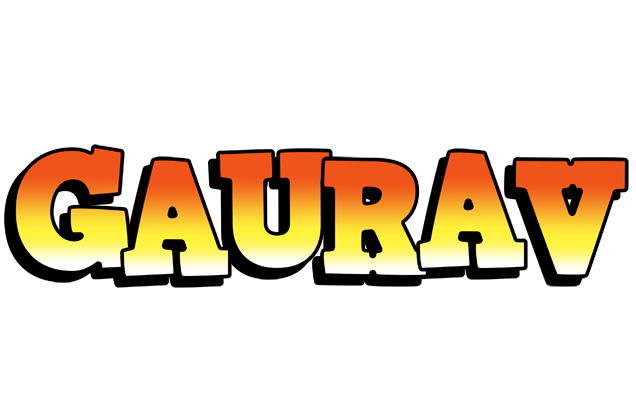 Gaurav sunset logo