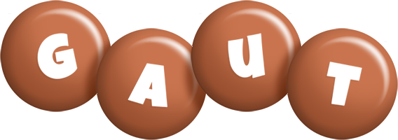 Gaut candy-brown logo