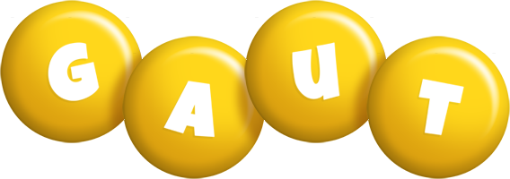 Gaut candy-yellow logo