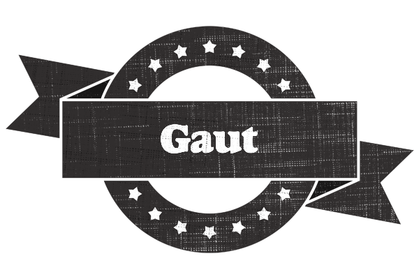 Gaut grunge logo