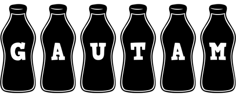 Gautam bottle logo