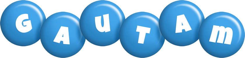 Gautam candy-blue logo