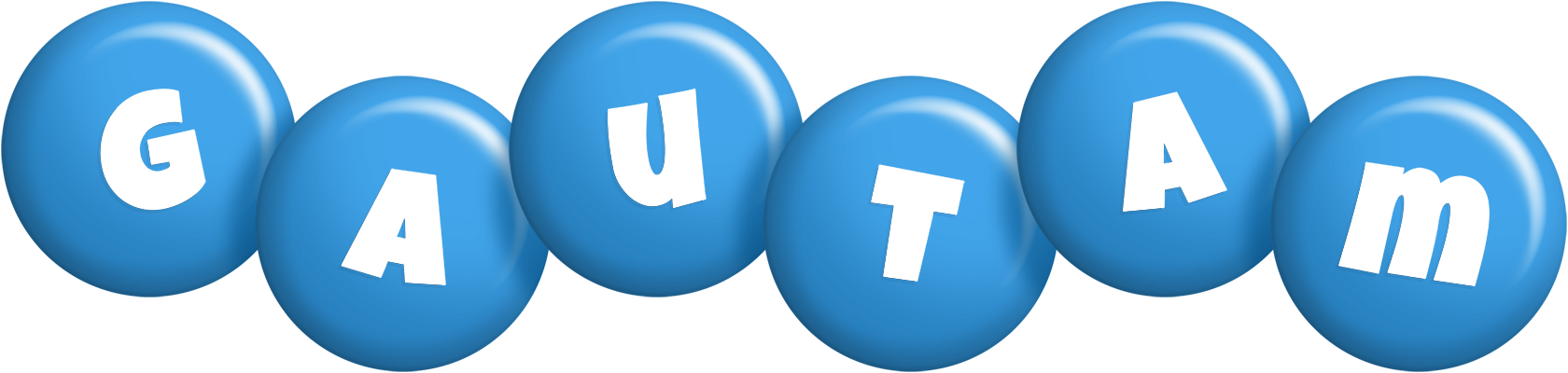 Gautam candy-blue logo