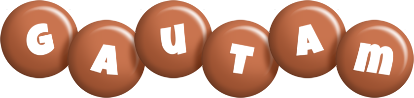 Gautam candy-brown logo