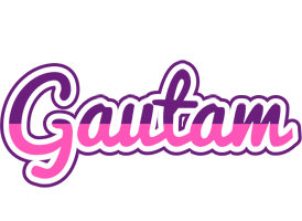 Gautam cheerful logo