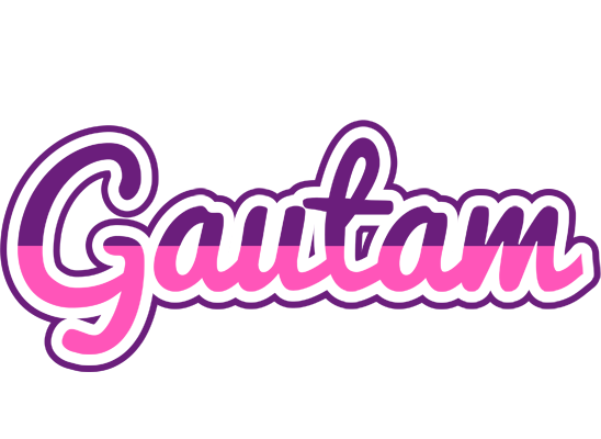 Gautam cheerful logo