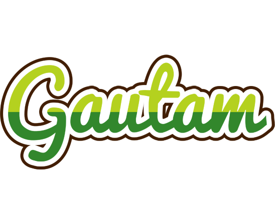 Gautam golfing logo