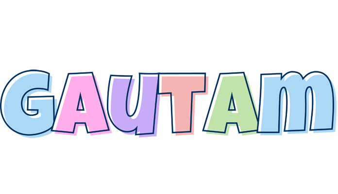 Gautam pastel logo