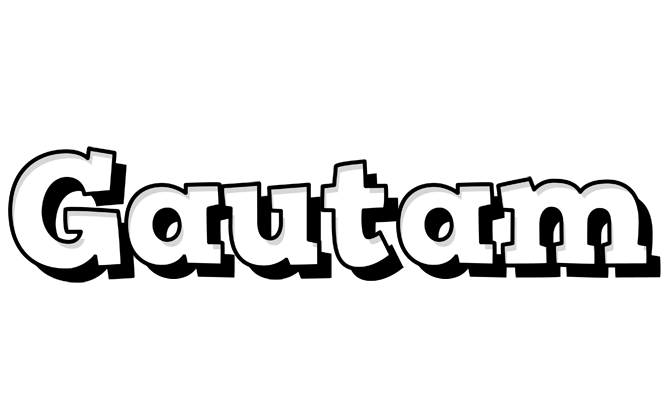 Gautam snowing logo