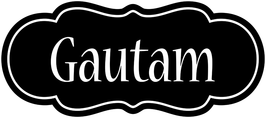 Gautam welcome logo
