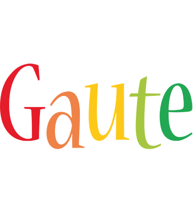 Gaute birthday logo