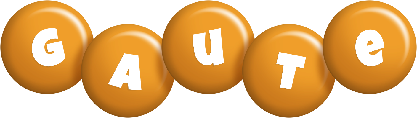 Gaute candy-orange logo