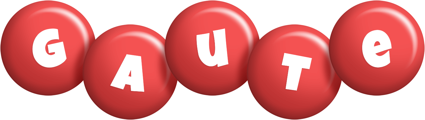 Gaute candy-red logo
