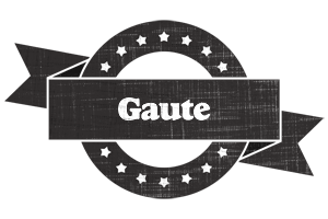 Gaute grunge logo