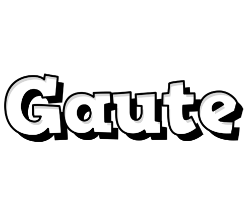 Gaute snowing logo