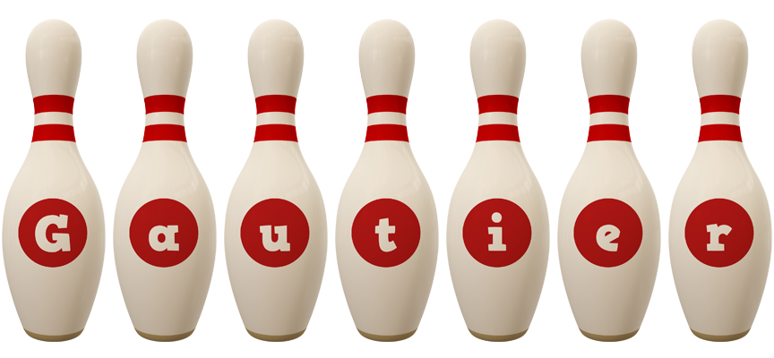 Gautier bowling-pin logo