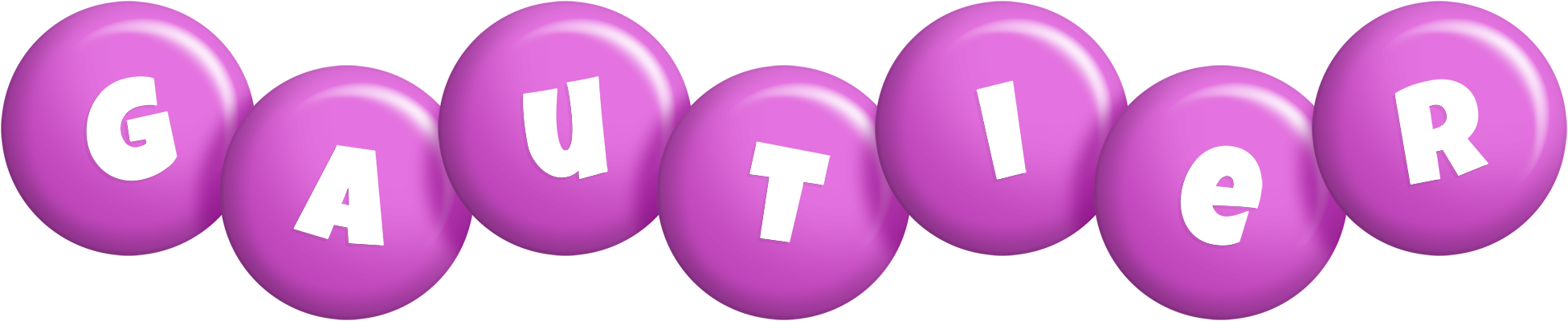 Gautier candy-purple logo