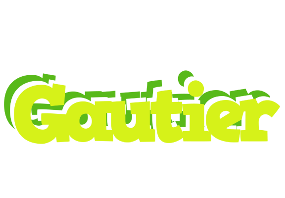 Gautier citrus logo