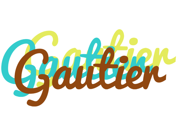 Gautier cupcake logo
