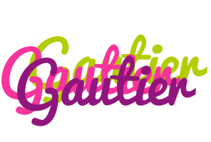 Gautier flowers logo