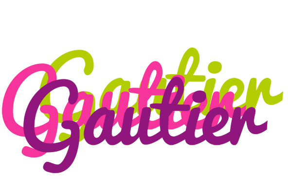 Gautier flowers logo