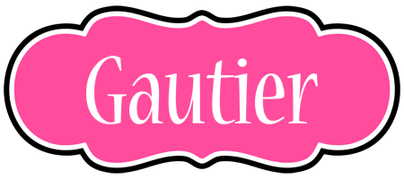 Gautier invitation logo