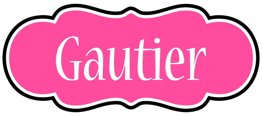 Gautier invitation logo