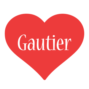 Gautier love logo