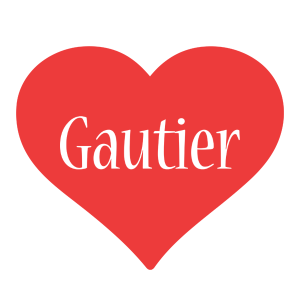 Gautier love logo
