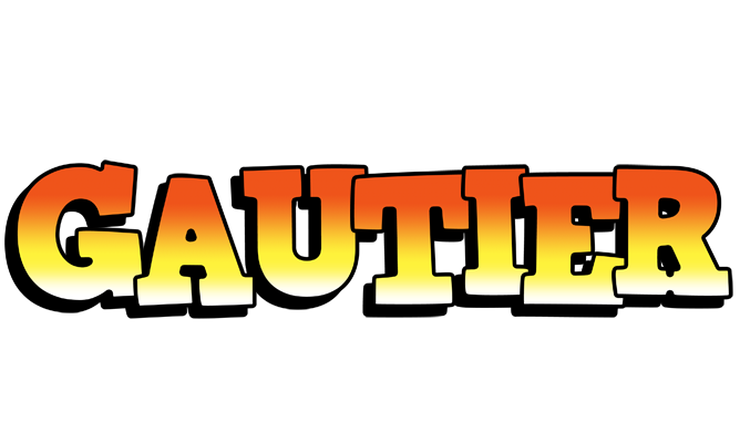 Gautier sunset logo