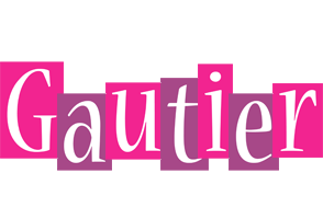 Gautier whine logo