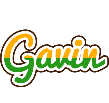 Gavin banana logo