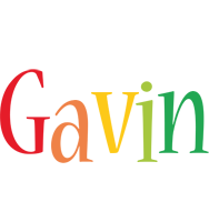 Gavin birthday logo